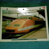 2. Wahl) TGV-PSE der SNCF (F)(1978) - Infokarte über