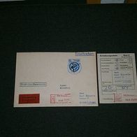 DDR, Einschreibbrief