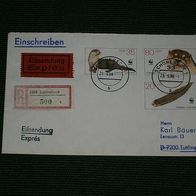 DDR, Einschreibbrief