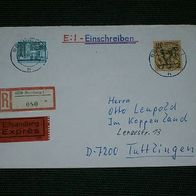 DDR, Einschreibbrief