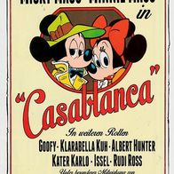 Micky und Minnie Poster aus dem Film Casablanca nicht im Handel