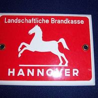 Brandkasse Hannover Blechschild