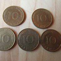 10 Pf. 1994 "A, D, F, G und J"