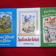 3 schöne kleine Bilderbücher-Lore Hummel-1. Auflage 1989 im Weltbildverlag!
