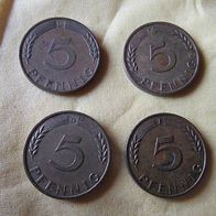 5 Pf. 1970 "D, F, G und J"