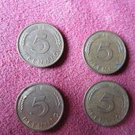 5 Pf. 1983 "D, F, G und J"