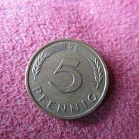 5 Pf. 1984 "G"