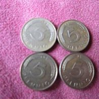 5 Pf. 1989 "D, F, G und J"