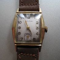 Vintage BULOVA DAU feine elegante Uhr Lederarmband