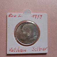 Vatikan 1979 500 LIRE Silber *