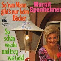 7"SPONHEIMER, Margit · So ´nen Mann gibt´s nur beim Bäcker (RAR 1976)