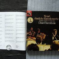 W. A. Mozart Sämtliche Konzerte für Klavier und Orchesrer. 12 LP-s in einem Box.