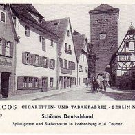 Paicos Spitalgasse und Siebersturm in Rothenburg o.d. Tauber Bild Nr 127