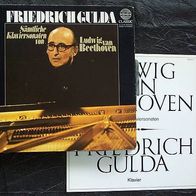Sämtliche Klaviersonaten v. Ludwig van Beethoven, gespielt v. F. Gulda. 11 LP-s .