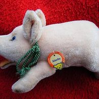 Steiff-Schwein-Jolanthe Nr.1317,01 ohne Knopf u. Fahne , mit Schild.