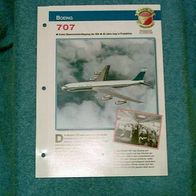 707 (Boeing) - Infokarte über