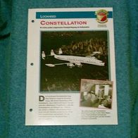 Constellation (Lockheed) - Infokarte über