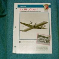 IL-18 "Coot" (Iljuschin) - Infokarte über