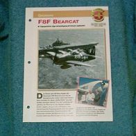 F8F Bearcat (Grumman) - Infokarte über