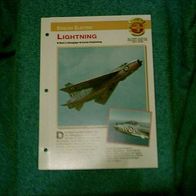 Lightning (English Electric) - Infokarte über
