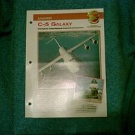 C-5 Galaxy (Lockheed) - Infokarte über