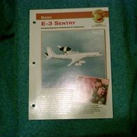 E-3 Sentry (Boeing) - Infokarte über