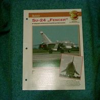 Su-24 "Fencer" (Suchoi) - Infokarte über