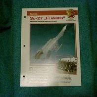 Su-27 "Flanker" (Suchoi) - Infokarte über