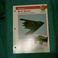 B-2 Spirit (Northrop) - Infokarte über
