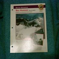 Sea Harrier Falklands (British Aerospace) - Infokarte über