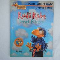 Bilderbuch-Rudi Rabe lernt fliegen-Oetinger Verlag 2000.