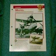 Mistel (Junkers) - Infokarte über