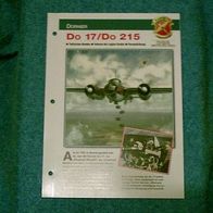 Do 17/ Do 215 (Dornier) - Infokarte über