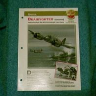 Beaufighter Angriff (Bristol) - Infokarte über