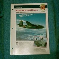 A-20 Boston/ Havoc (Douglas) - Infokarte über
