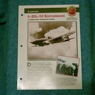 IL-2/ IL-10 Schturmowik (Iljuschin) - Infokarte über