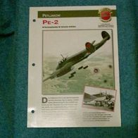 Pe-2 (Petljakow) - Infokarte über