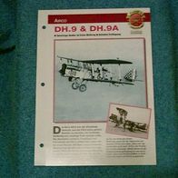 DH.9 & DH.9A (Airco) - Infokarte über