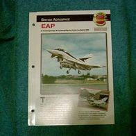EAP (British Aerospace) - Infokarte über