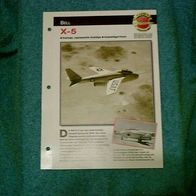 X-5 (Bell) - Infokarte über