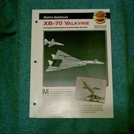 XB-70 Valkyrie (North American) - Infokarte über