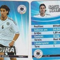 DFB-Rewe Sammelkarte - Fußball-EM 2012 - Nr.15 Sami Khedira
