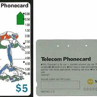 Telefonkarte/ Phonecard Olympia Barcelona 1992 Schwimmen, Telecom Australien