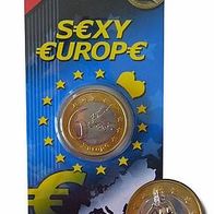 6 Euro Medaille mit erotischer Prägung Nr.2 #228