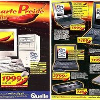 Werbung Reklame Quelle Katalog Computer Dachboden Nostalgie