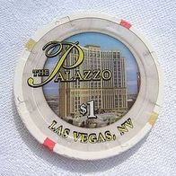 1 $ Pokerchip/ CASINO * THE Palazzo * / LAS VEGAS / NEVADA / USA ##109