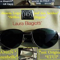 Laura Biagiotti-Damen-Sonnenbrille * im Orig.-Schnapp-Bügel-Etui*