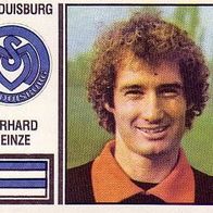 Panini Fussball 1981 Gerhard Heinze MSV Duisburg Bild 98