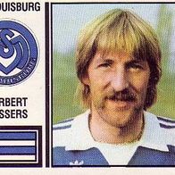 Panini Fussball 1981 Herbert Büssers MSV Duisburg Bild 99