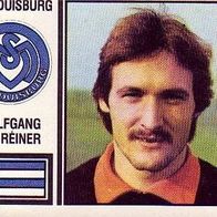 Panini Fussball 1981 Wolfgang Schreiner MSV Duisburg Bild 100